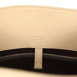 The Row Margaux Shoulder 12 Bag Boulder Calfskin Silver Hardware