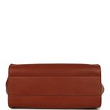 The Row Marlo 12 Tote Bag Acero Polished Saddle Silver Hardware