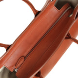 The Row Marlo 12 Tote Bag Acero Polished Saddle Silver Hardware