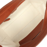 The Row Marlo 12 Tote Bag Acero Polished Saddle Silver Hardware