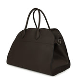 The Row Soft Margaux 15 Bag Mid Grey Calfskin Silver Hardware
