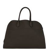 The Row Soft Margaux 15 Bag Mid Grey Calfskin Silver Hardware