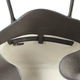 The Row Soft Margaux 15 Bag Mid Grey Calfskin Silver Hardware