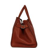 The Row Soft Margaux 15 Acero Leather Silver Hardware