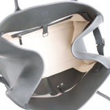 The Row Soft Margaux 15 Bag Dark Pine Calfskin Silver Hardware