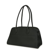 The Row Shoulder Margaux 12 Dark Pine Calfskin Silver Hardware