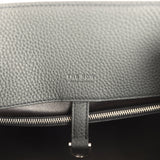 The Row Shoulder Margaux 12 Dark Pine Calfskin Silver Hardware