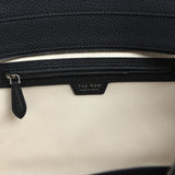 The Row Marlo 12 Tote Bag Black Calfskin Silver Hardware
