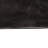 The Row Soft Margaux 15 Bag Black Suede Gold Hardware