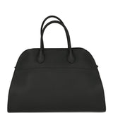 The Row Soft Margaux 15 Bag Black Calfskin Silver Hardware