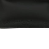 The Row Soft Margaux 15 Bag Black Calfskin Silver Hardware