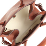 The Row Soft Margaux 10 Bag New Burgundy Saddle Leather Silver Hardware