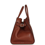 The Row Soft Margaux 15 New Burgundy Saddle Silver Hardware