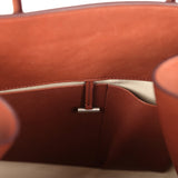 The Row Soft Margaux 15 New Burgundy Saddle Silver Hardware