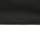 The Row Soft Margaux 17 Bag Black Calfskin Silver Hardware