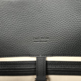 The Row Soft Margaux 17 Bag Black Calfskin Silver Hardware