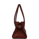 The Row Margaux Shoulder 12 New Burgundy Saddle Silver Hardware