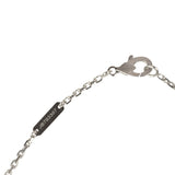 Pre-owned Van Cleef & Arpels Magic Alhambra Long Necklace 1 Motif Onyx 18K White Gold Hardware