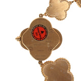 Van Cleef & Arpels Small Alhambra Watch Mother of Pearl & Onyx