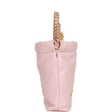 Chanel Mini 22 Bag Pink Calfskin Gold Hardware