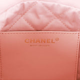 Chanel Mini 22 Bag Pink Calfskin Gold Hardware