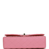 Chanel Medium Classic Double Flap Bag Dark Pink Caviar Light Gold Hardware