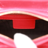 Christian Dior Medium Lady Dior Tote Red Patent Gold Hardware