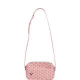 Goyard Goyardine Rose Pink Cap Vert PM Bag Palladium Hardware