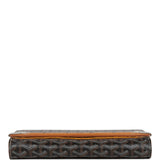 Goyard Goyardine Black Monte Carlo PM Clutch/Shoulder Bag Silver Hardware