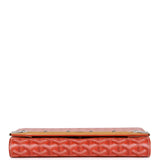 Goyard Goyardine Orange Monte Carlo PM Clutch/Shoulder Bag Silver Hardware