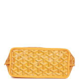 Goyard Goyardine Yellow Anjou Mini Bag Palladium Hardware