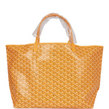 Goyard Goyardine Yellow St. Louis GM Tote Bag Palladium Hardware