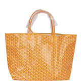 Goyard Goyardine Yellow St. Louis GM Tote Bag Palladium Hardware