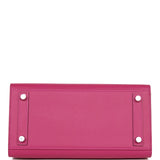 Hermes Birkin Sellier 25 Rose Pourpre Veau Madame Palladium Hardware