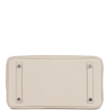 Hermes 3 En 1 Birkin 30 Beton Togo and Swift Palladium Hardware