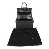 Pre-owned Hermes Birkin 35 SO BLACK Box Black Hardware