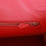 Pre-owned Hermes Special Order (HSS) Birkin 35 Bubblegum and Bougainvillea Epsom Palladium Hardware