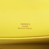 Pre-owned Hermes Kelly Pochette Soufre Epsom Gold Hardware