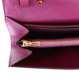 Hermes Constance Wallet To Go Anemone Evercolor Gold Hardware