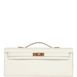 Hermes Kelly Cut Mushroom Swift Gold Hardware