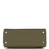 Hermes Kelly Retourne 25 Vert Veronese Togo Palladium Hardware