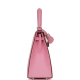 Hermes Kelly Sellier 25 Pink 5P Verso Madame Palladium Hardware