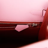 Hermes Kelly Sellier 25 Pink 5P Verso Madame Palladium Hardware