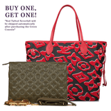 Louis Vuitton Coussin MM Khaki Green Lambskin Gold Hardware